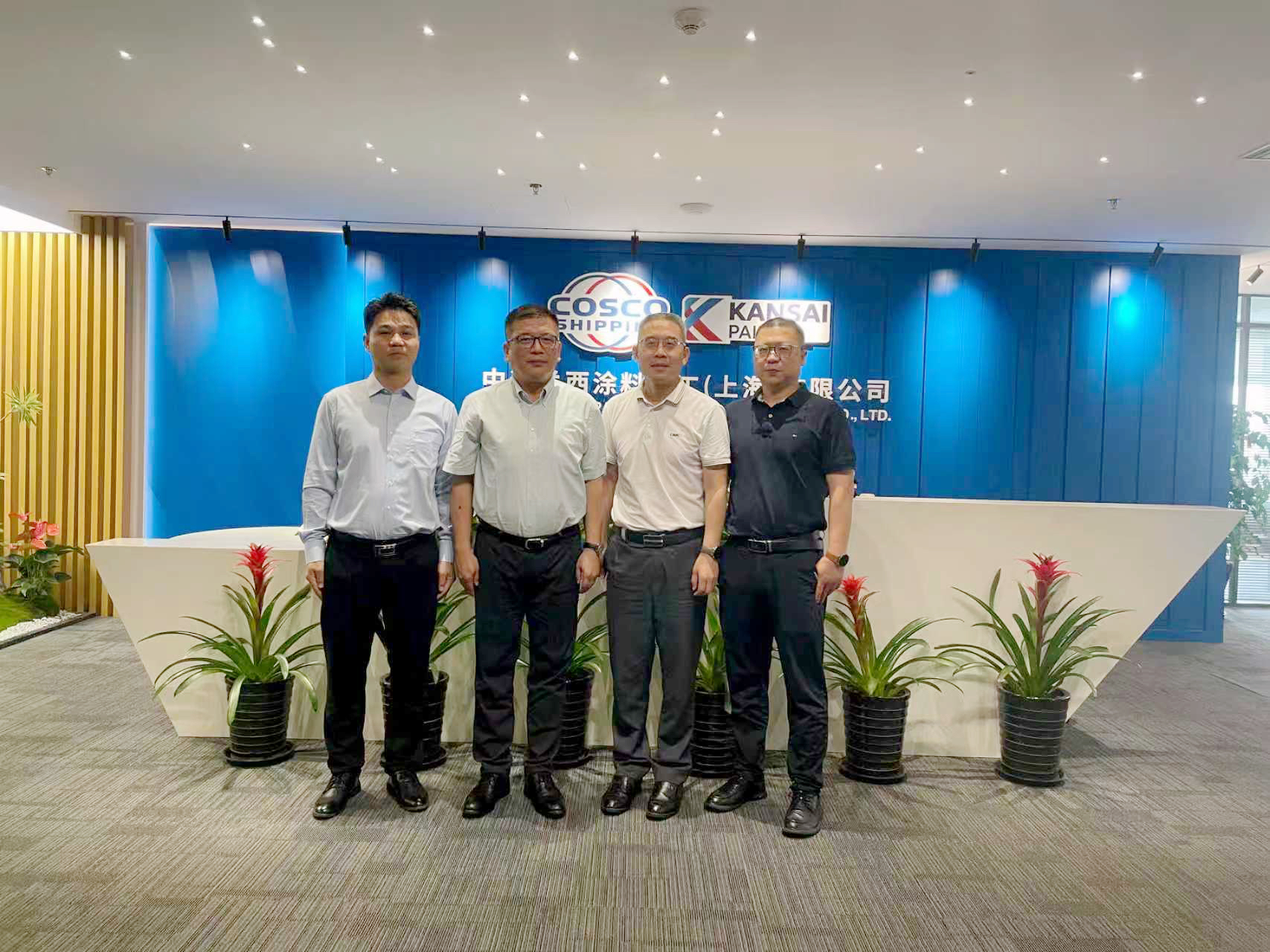 中国集装箱行业协会集装箱生产分会秘书长万永波一行到访中远关西